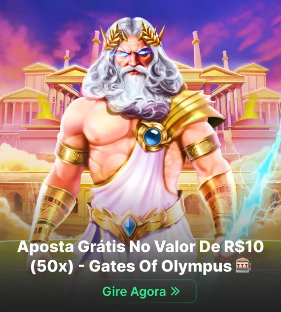 Reivindique R$10 e Desafie Zeus no Gates of Olympus!